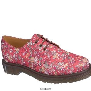 Dr. Martens 3 Eye 1461 Flowers Coral Meadow